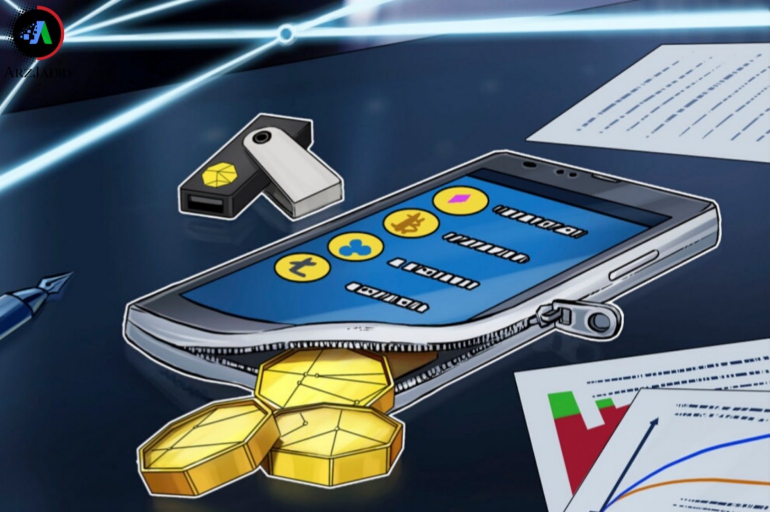 کیف پول ارز دیجیتال: امنیت و مدیریت دارایی های دیجیتال