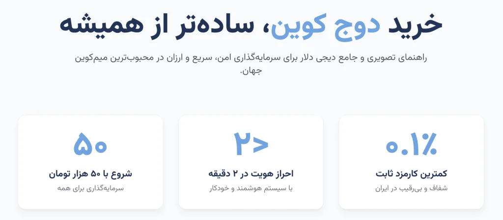 ثبت سفارش خرید دوج کوین و مشاهده مقدار دریافتی DOGE