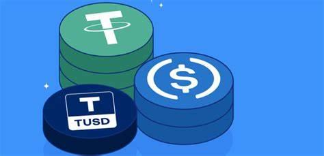 سه توکن استیبل کوین تتر، یو اس دی سی و ترو یو اس دی کنار هم