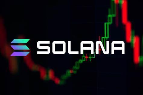 نشان و نام سولانا روی نمودار شمعی قیمت