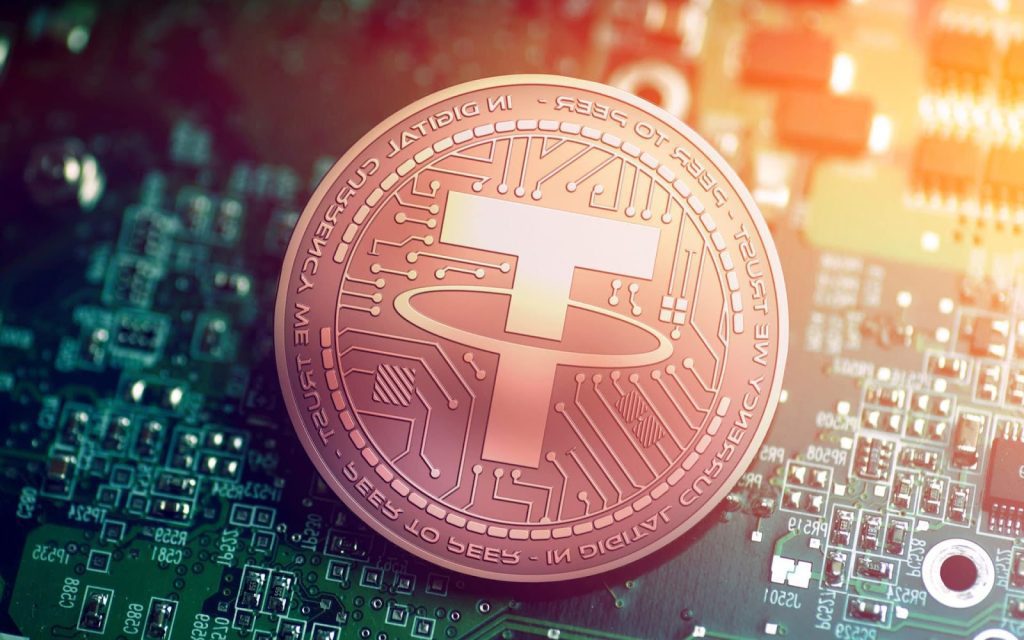 توکن تتر روی برد الکترونیکی؛ USDT یک توکن روی شبکه های بلاک چینی است و پشتوانه اش جای دیگری نگهداری می شود