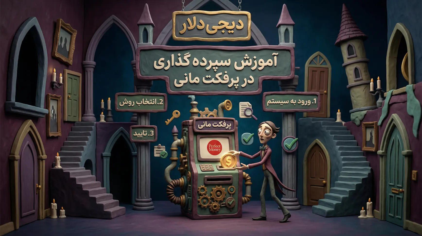 حساب پرفکت مانی چهار جیب جدا داشت