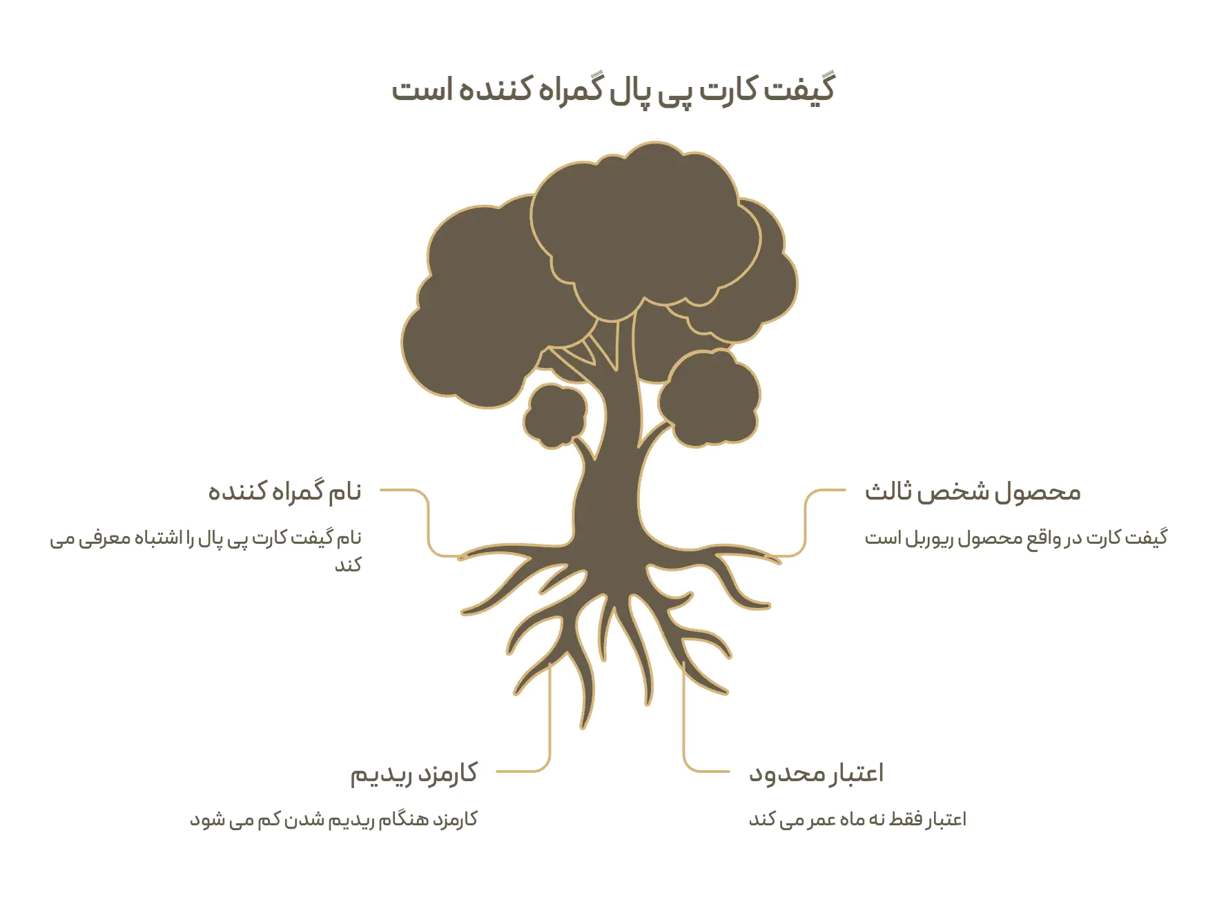 گیفت کارت پی پال: نام گمراه کننده، بودن آن به عنوان محصول شخص ثالث ریوربل، کارمزدی که هنگام ریدیم کم می شود و اعتباری که فقط نه ماه عمر می کند
