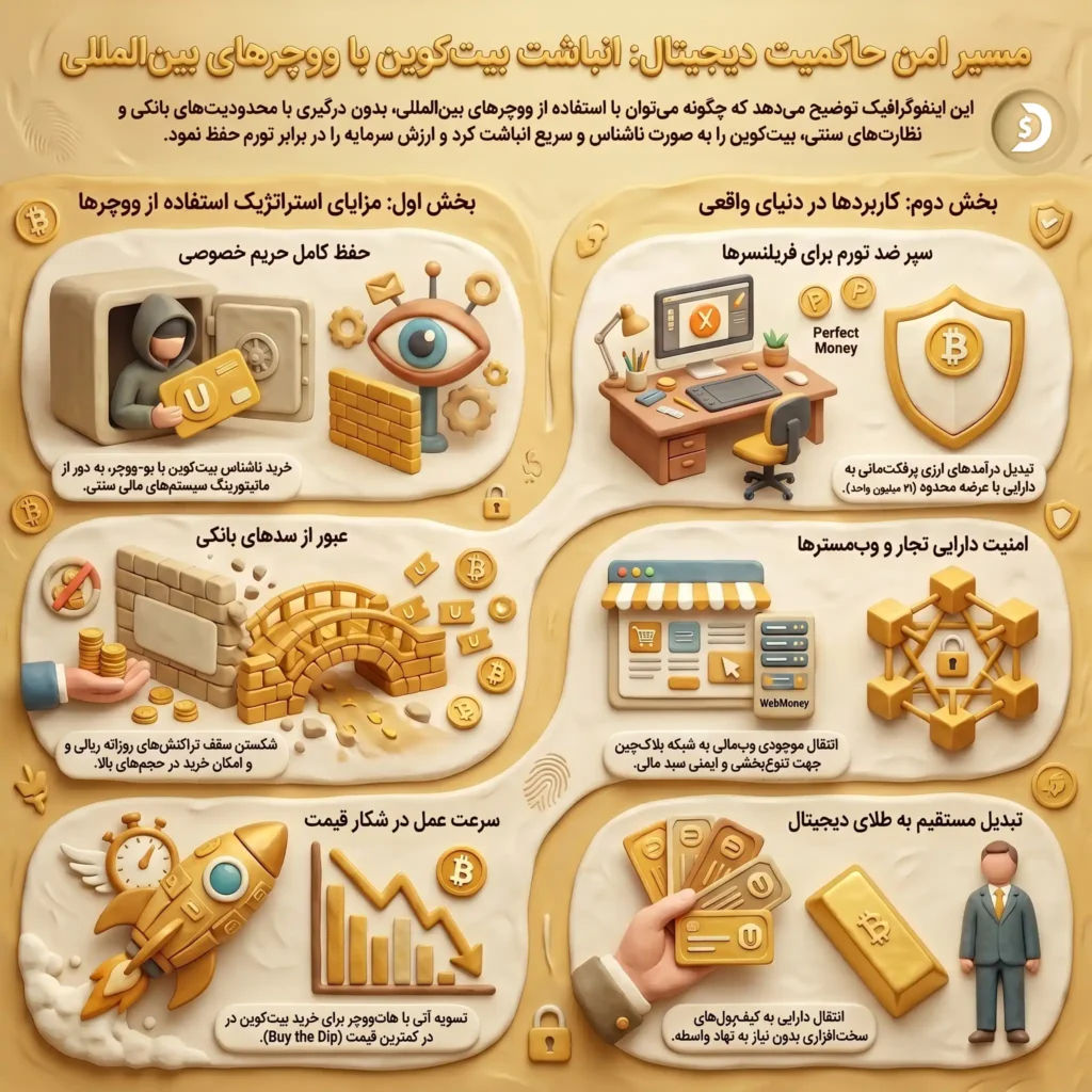 مسیر امن و بدون محدودیت برای انباشت بیت کوین