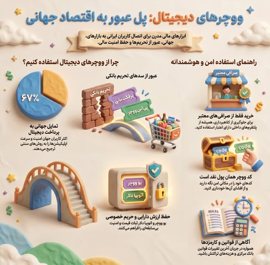  آینده در دستان ووچرهای دیجیتال است