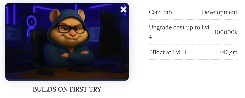 سومین کارت ترکیب امروز همستر کامبت - BUILDS ON FIRST TRY