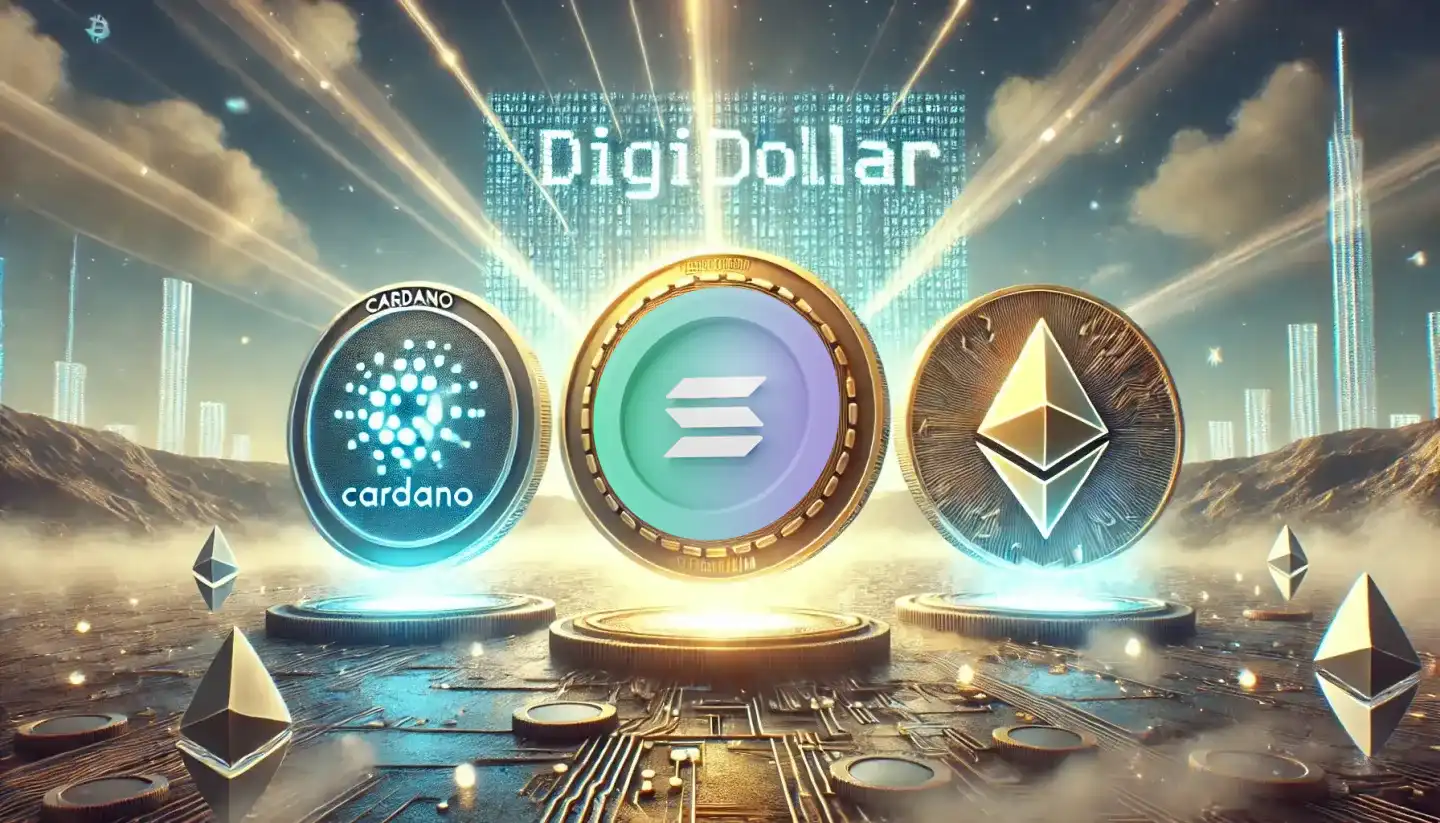 cardano-vs-ethereum-and-solana-Digidollar-1 مقایسه جامع کاردانو با اتریوم و سولانا