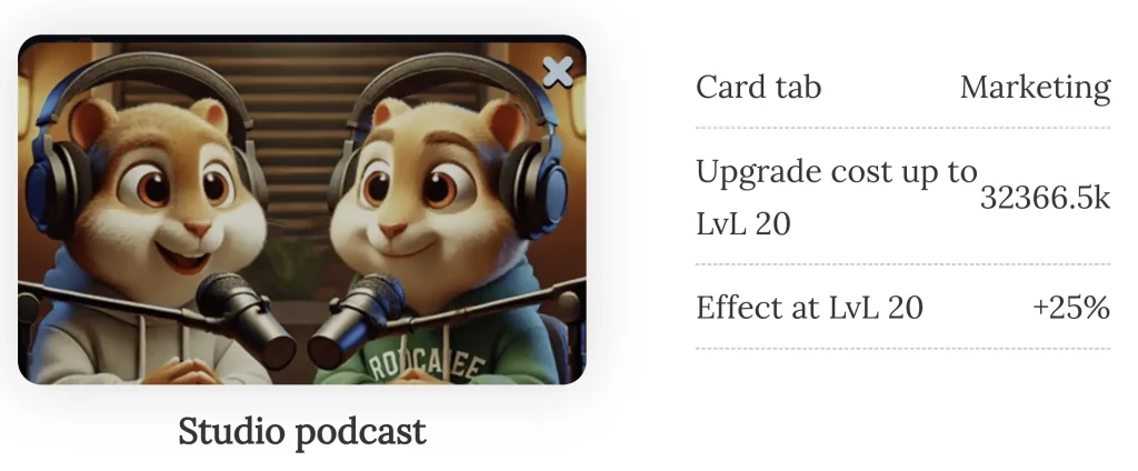 سومین کارت : Studio podcast