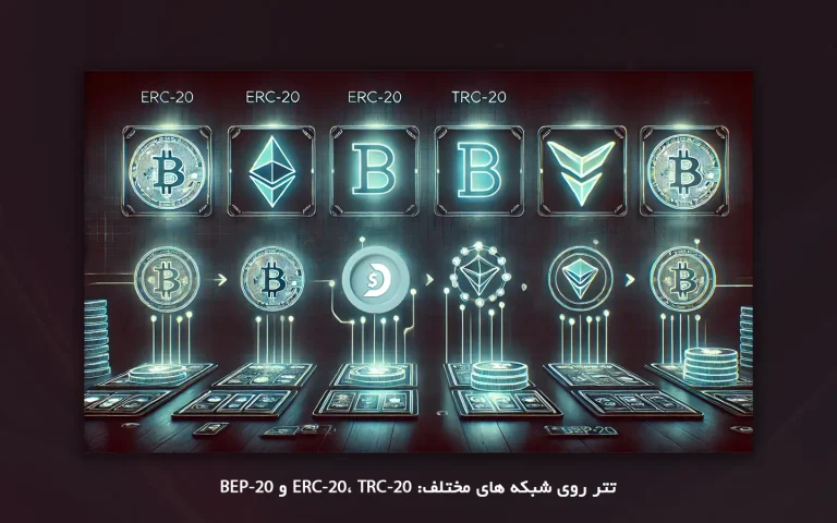 تتر روی شبکه های مختلف: ERC-20، TRC-20 و BEP-20