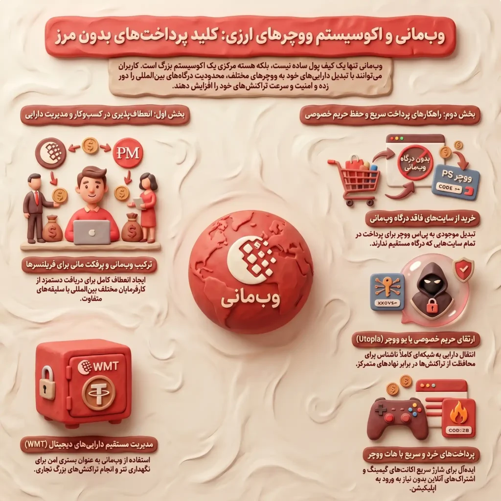 تکمیل زنجیره پرداخت های بین المللی؛ پیوند وب مانی با ووچرهای ارزی